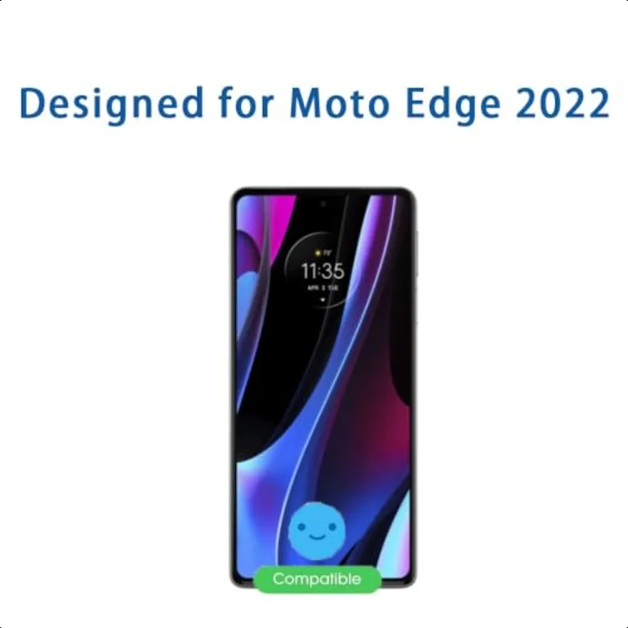 Screen Protector Compatible for Motorola Moto Edge 2022 (6.6 inch)[Not Fit for Moto Edge 2021 Version] Tempered Glass Touch Sen