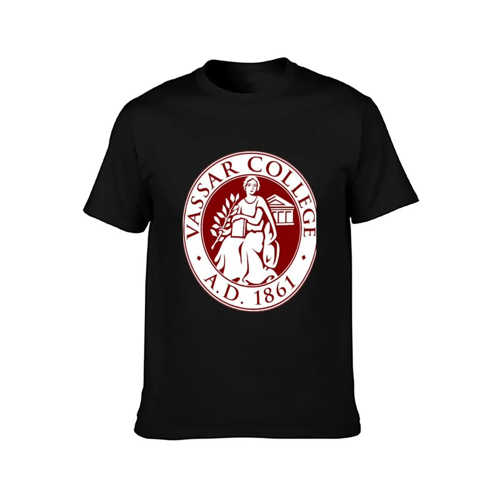 Vassar Permanent Sticker T-Shirt Lightweight Sport Basic T-Shirt