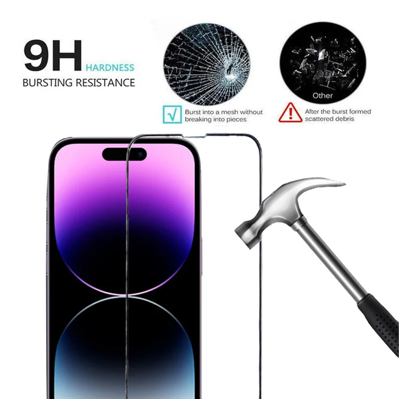 iphone 15 pro max tempered glass for iphone 14 pro max cristal protector iphone 14 plus 14 pro protection case iphone14 pro max shockproof cover iphone 14pro screen protector apple iphone 15 pelicula accessories