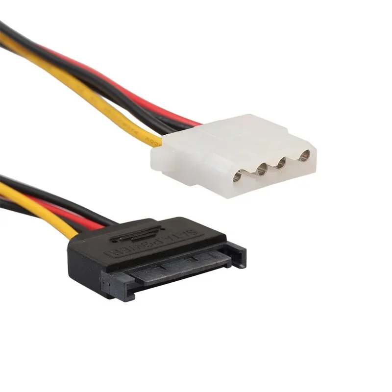 SATA TO IDE Power Cable 15 Pin SATA Male To Molex IDE 4 Pin Female Cable Adapter