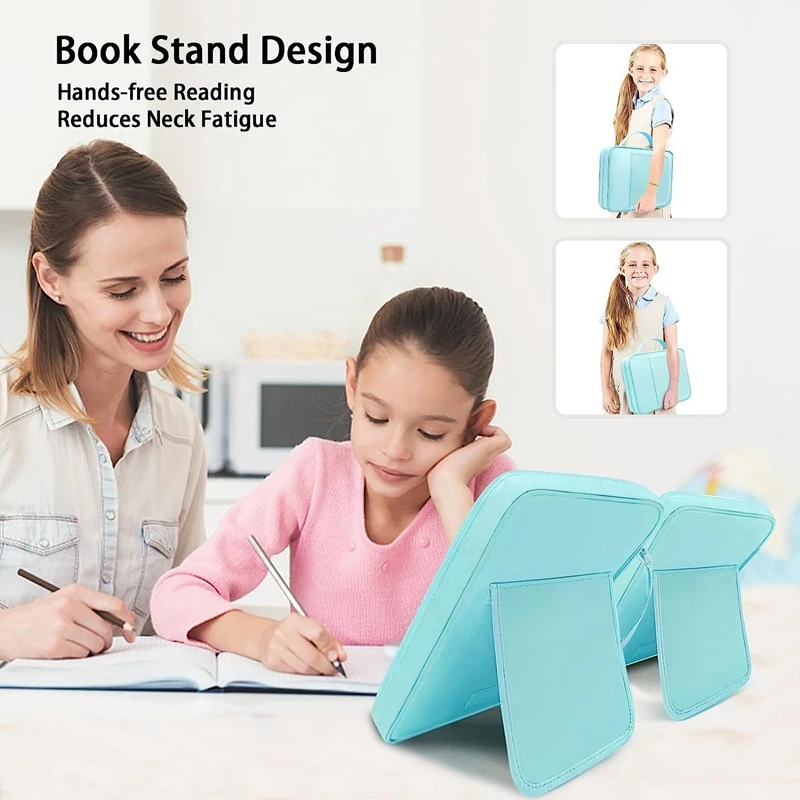 Bible Bag Children\'s Book Reading Stand Waterproof Bag Storage Bag Handbag Tablet Computer Electronics Storage Bag Book ,B