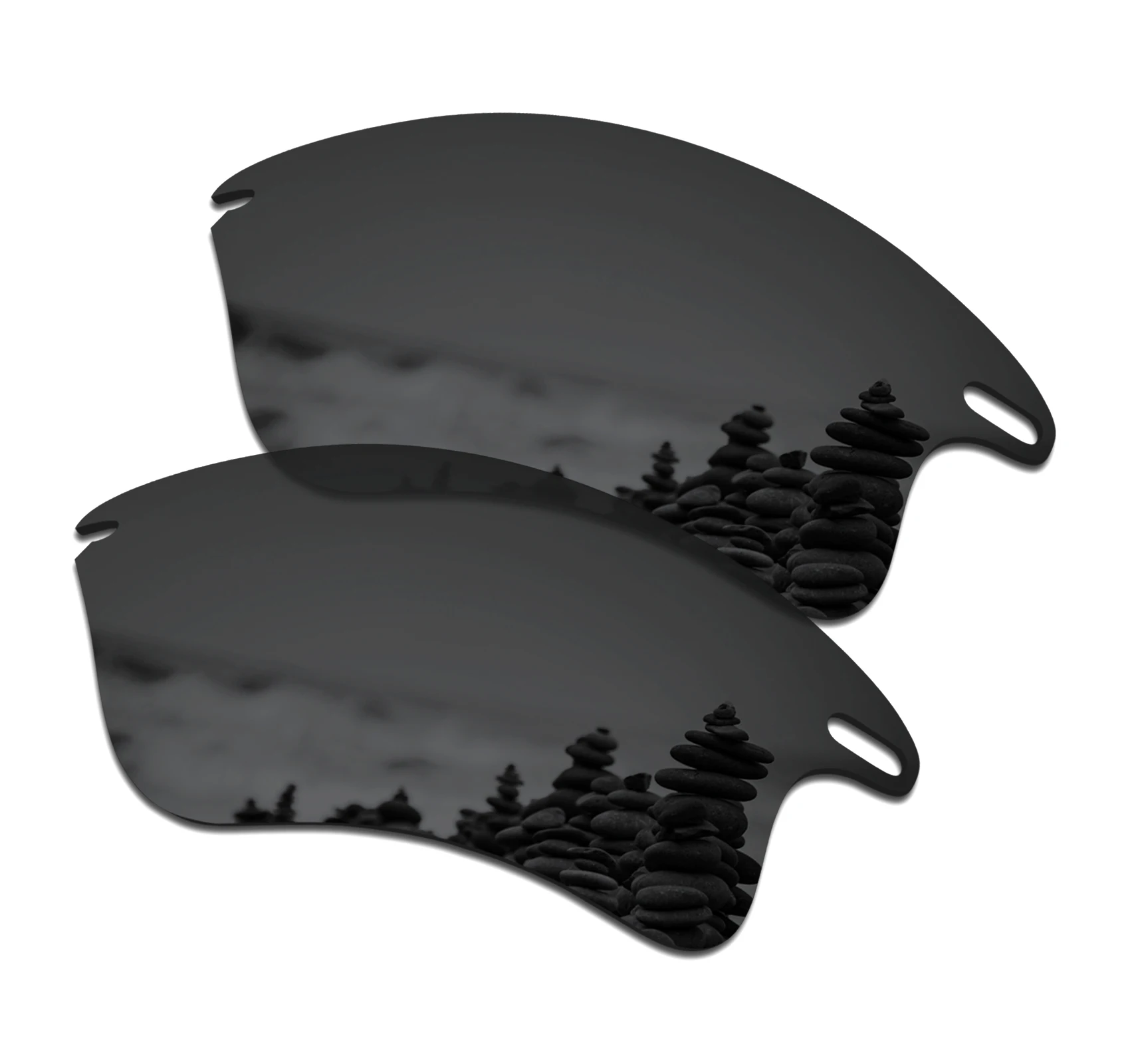 SmartVLT Replacement Lenses Polarized for Oakley Fast Jacket XL OO9156 - 71mm Sunglasses  - Multiple Pairs Packed