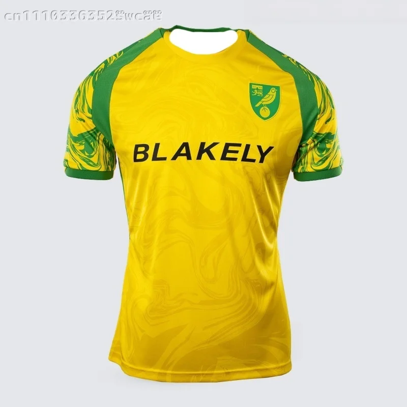 26/27 Norwich City Season Football Jersey Short Sleeve Unisex Fan Training Sports Top Family Matching