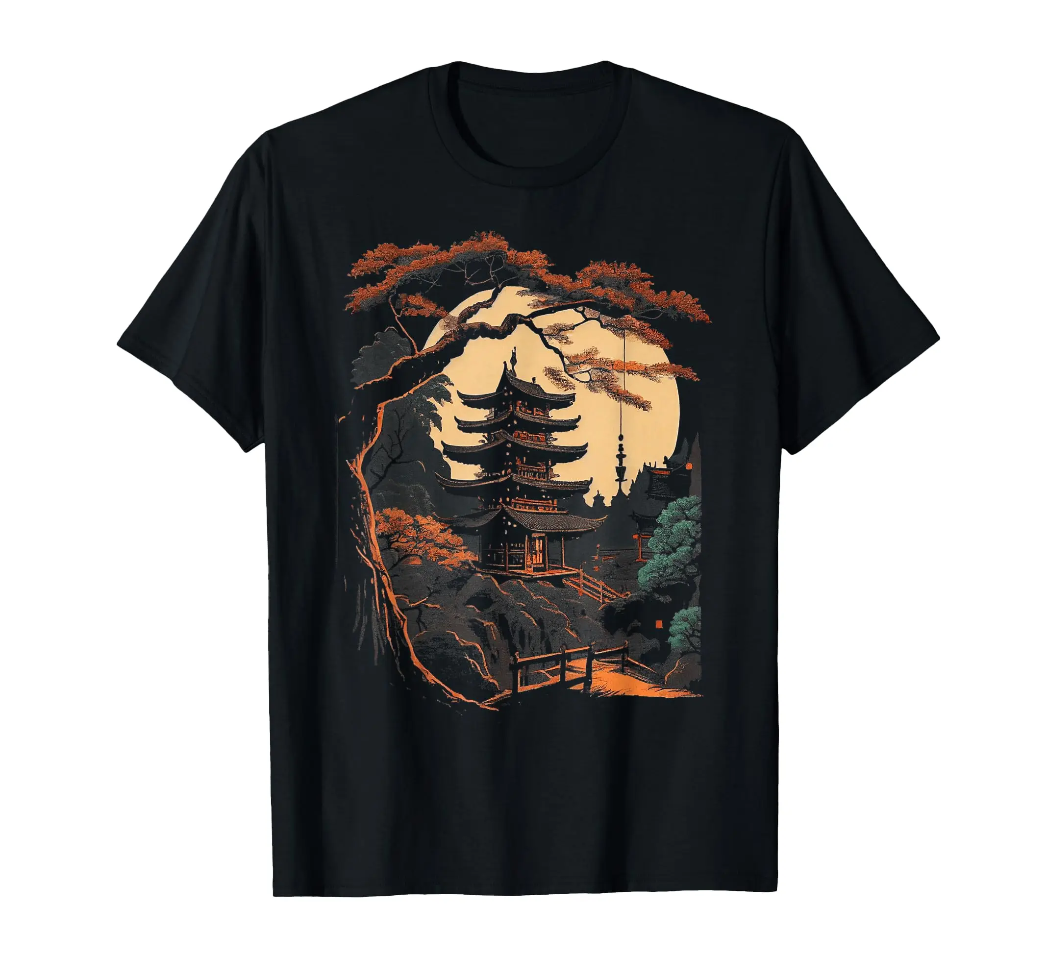 Japanese Temple Pagoda Architecture Japan Travel Souvenir T-Shirt