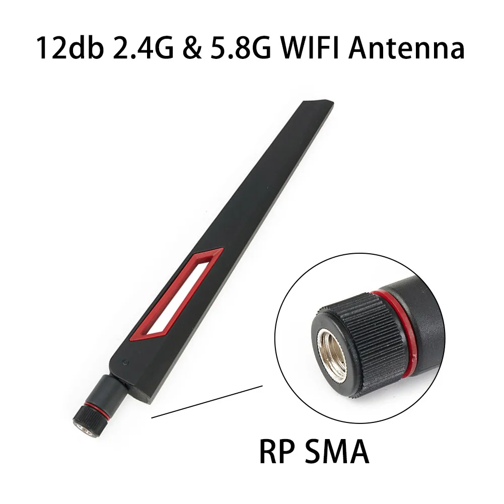 Antennas Improve Wi Fi Coverage 2pcs 12dBi 24GHz 5GHz Dual Band Antenna for IP Camera & Wireless Network Devices
