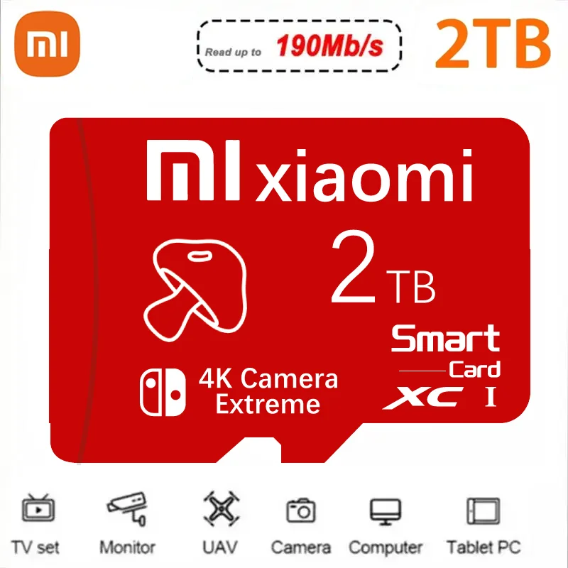 Xiaomi 2TB High Speed Memory Card 1TB 512GB 256GB Class 10 Micro TF SD Card 1TB SD Memory Card for Nintendo Switch Phone/Ps4