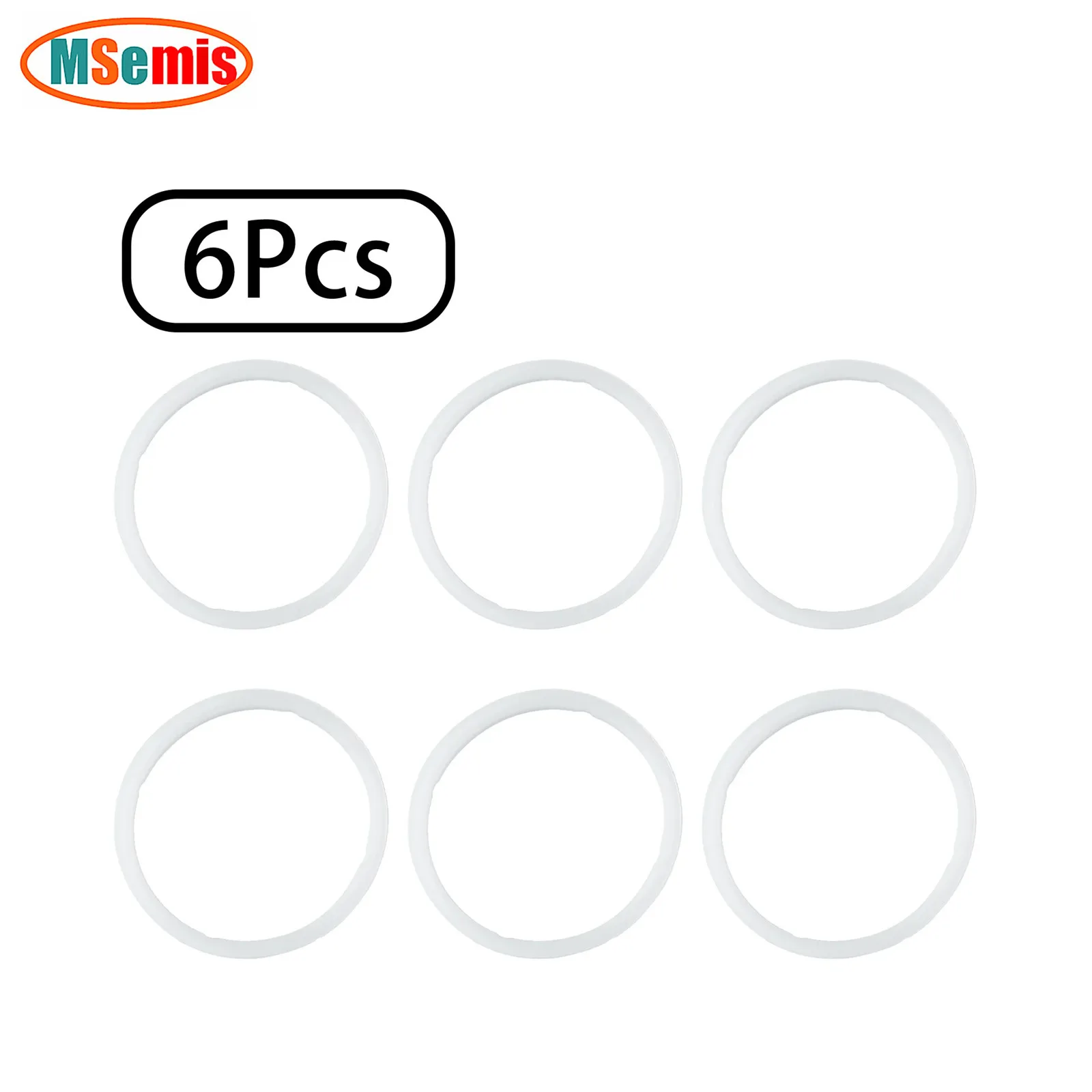 

6Pcs Replacement Gasket Silicone Gasket Rings Water Bottle Sealing Gaskets for Vacuum Water Bottle Accessories