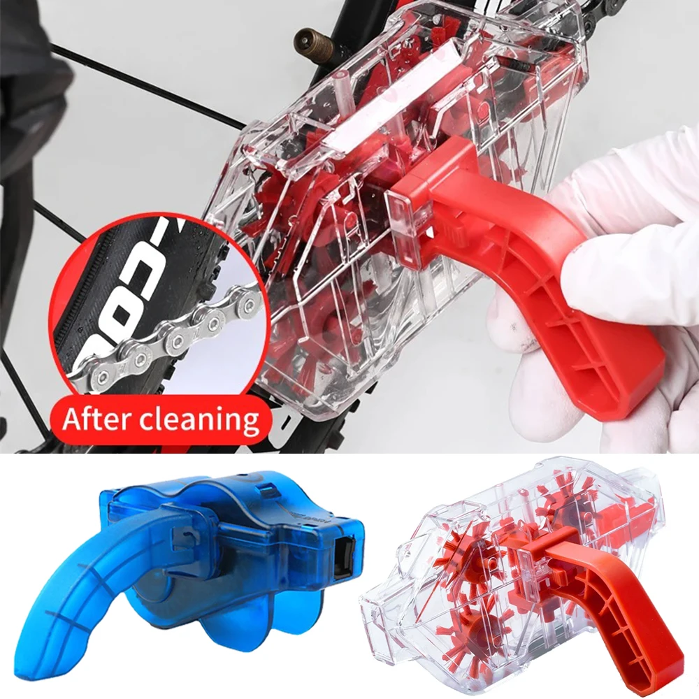 

Panoramic View Bike Chain Cleaner Bicycle Tools And Maintenance Cleaning Set Essential Equipment For Cycling