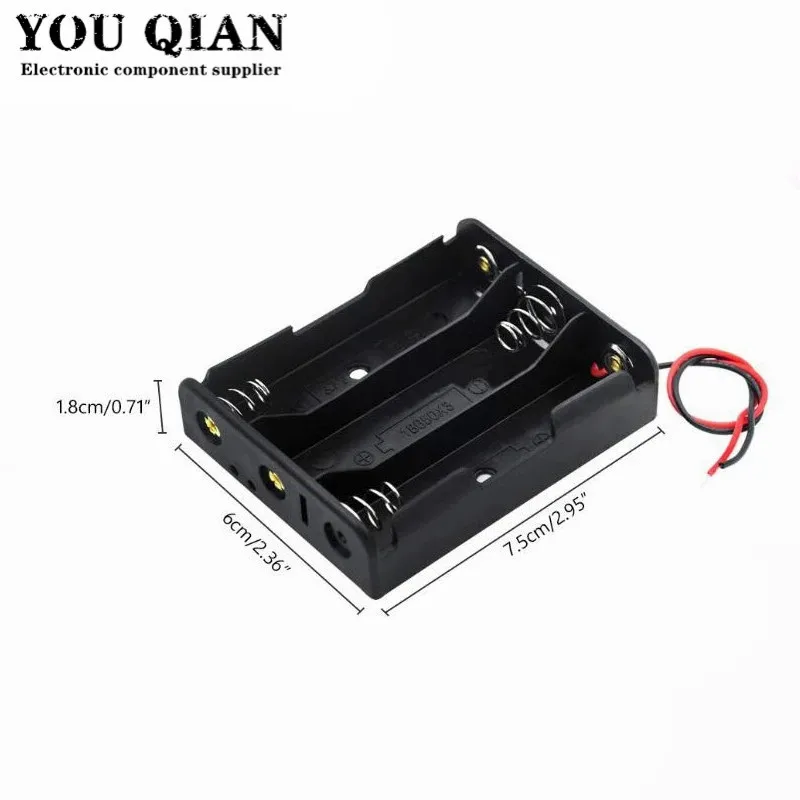 Neue AA/18650 Power Bank Fällen 1X 2X 3X 4X 18650 Batterie Halter Storage Box Fall 1 2 3 4 Slot Batterien Container Mit Draht Blei