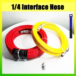 High Pressure Hose 1/4 Interface Airless Spray Explosion-proof Hose 5800Psi Airless Paint Sprayer Spare Part Paint Sprayer Hose