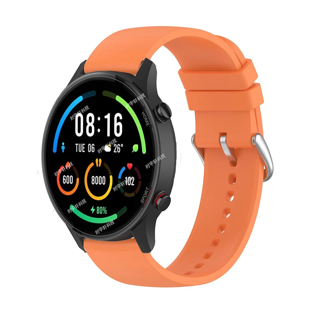 Dla Xiaomi Watch S3 bransoletka 22mm silikonowy sportowy pasek do Xiaomi Watch S1 Pro/S1 Active/S2 42mm 46mm/Color 2 Correa