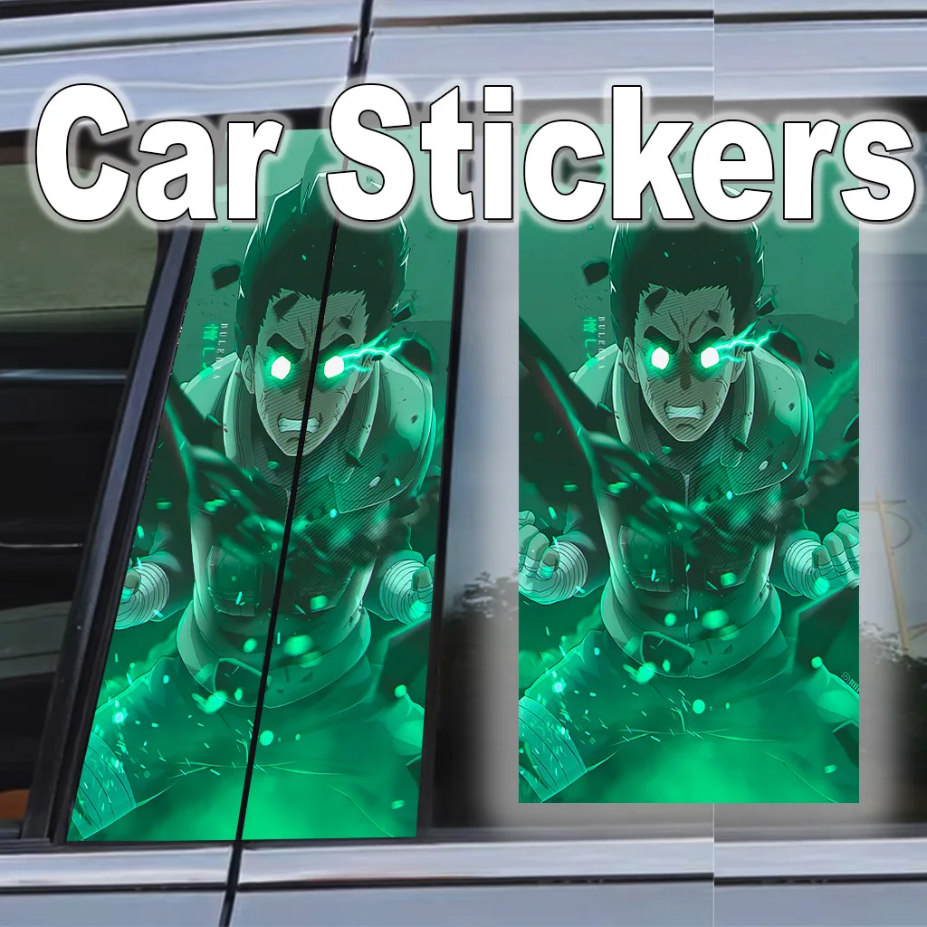 

Naruto Anime Car B Pillar Stickers Waterproof Scratch-Resistant Decal Poster Self-Adhesive Auto Exterior Gift Easy Apply Decor