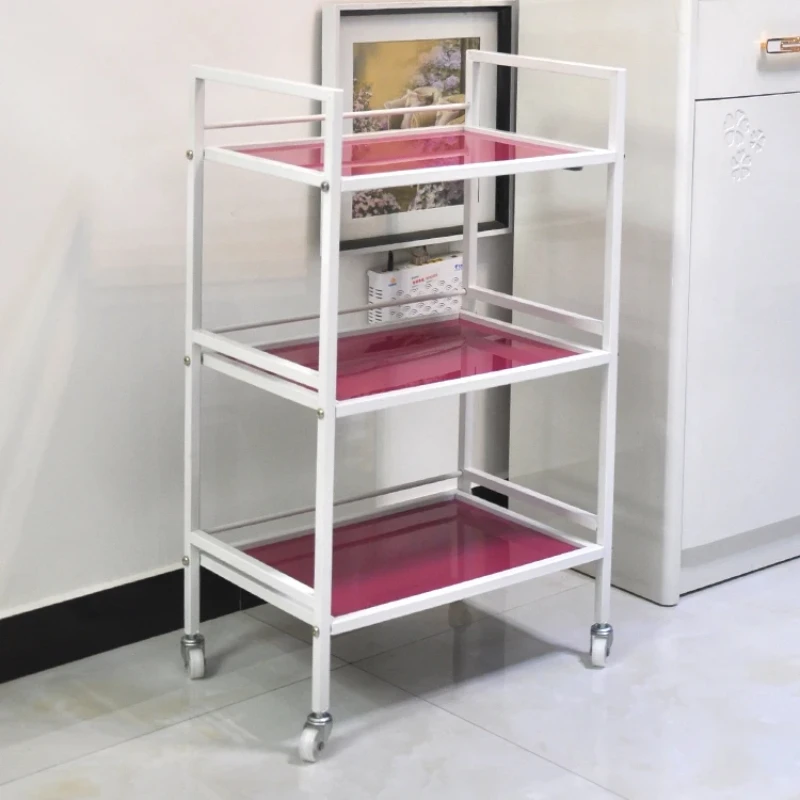 Wózek na kółkach Beauty Car Bedside Bedroom Kitchen Salon Carrello Carrito Auxiliar Organizador De Belleza Organizador Ruedas