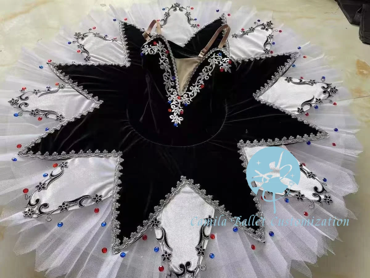 New million-dollar clown professional ballet tutu small swan tent tulle TUTU competition skirt tailored for adults and children