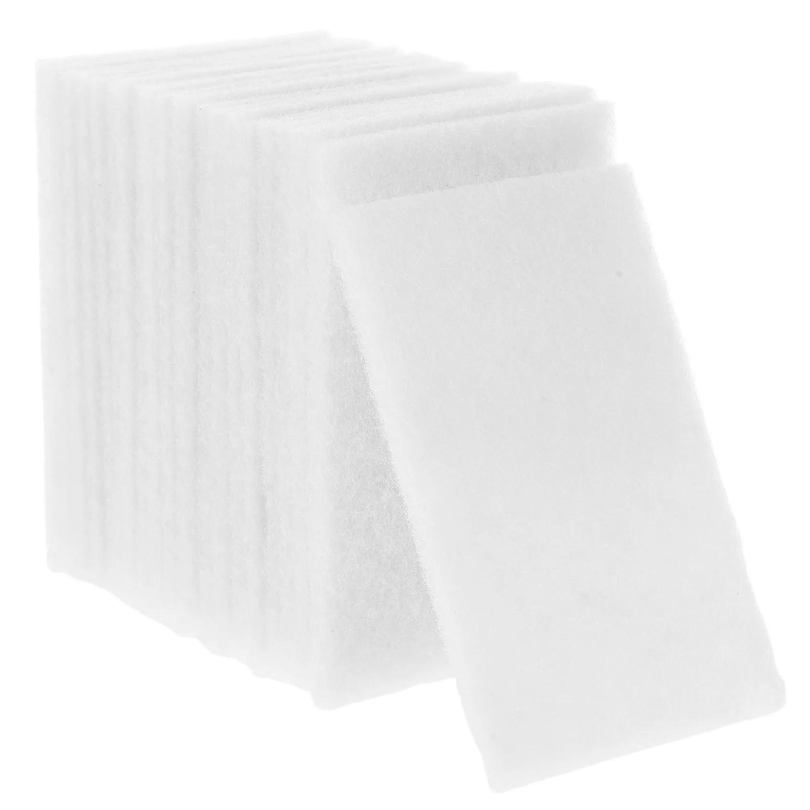 

20 Pcs Dishwasher Towels Dishwashing Scrubber White Polyester Washcloths