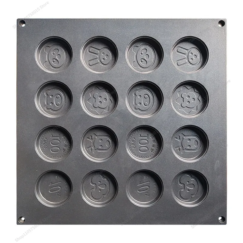 FOR Stall Small Walking Fried Meat and Egg Fort Machine Pot Wheel Cake Mould Equipment Pattern Template Accessories