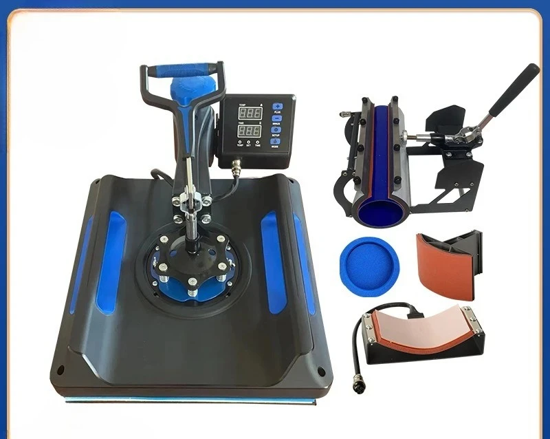 2938 8-in-1 Multifunctional High Pressure Heat Transfer Machine Heat Transfer Machine Equipment 5-in-1 T-Shirt