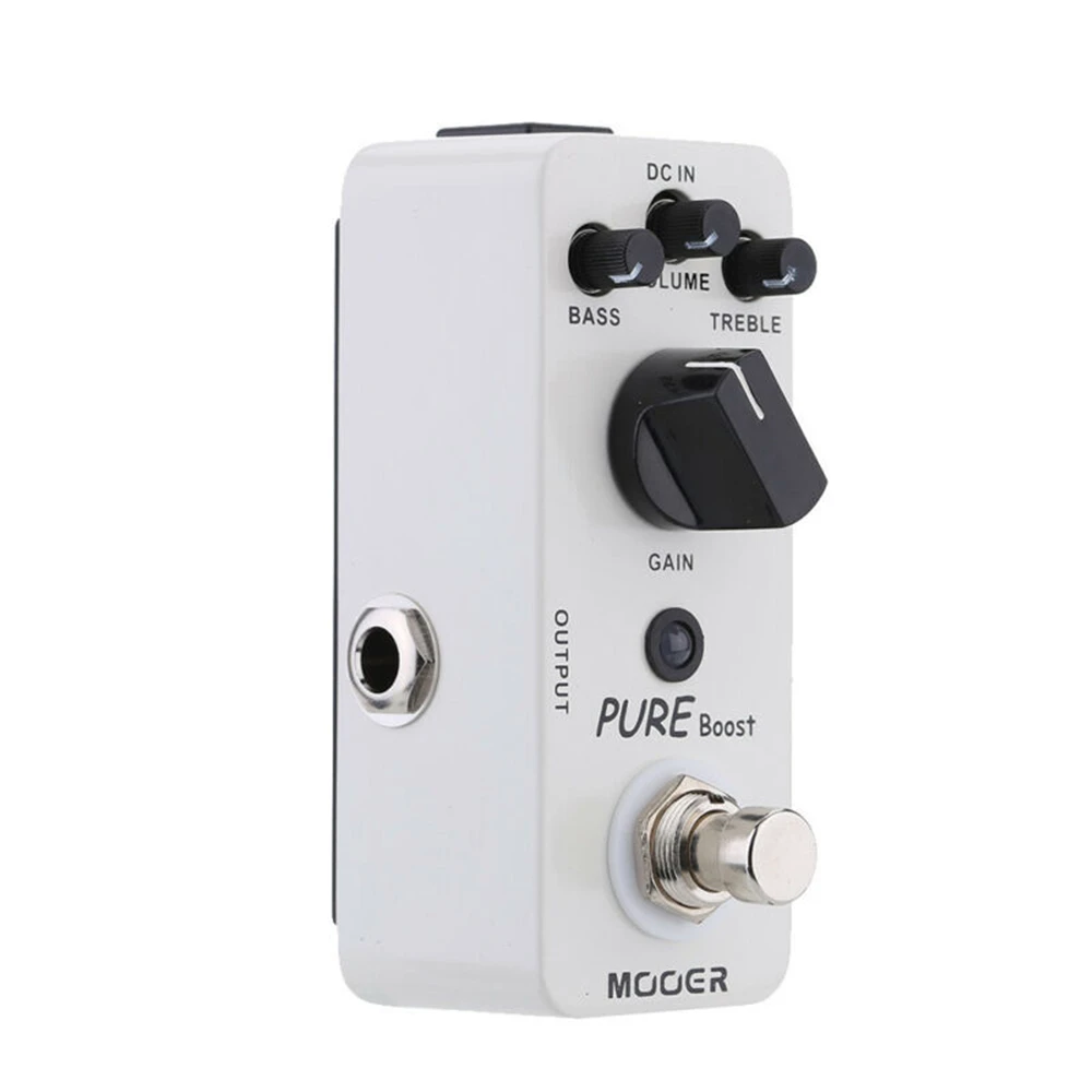 Mooer-Pedal de efecto de guitarra MBT2 Pure Boost, Mini Pedal de refuerzo limpio, True Bypass, carcasa de Metal, piezas y accesorios de guitarra