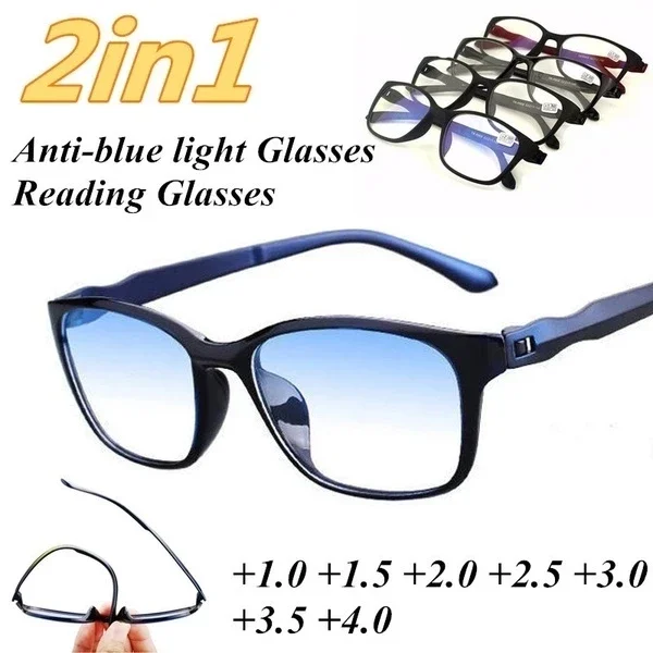 Unisex okulary do czytania mężczyźni niebieskie światło okulary do czytania Antifatigue komputerowe okulary damskie + 1 + 1.5 + 2.0 + 2.5 + 3.0 + 3.5 + 4.0