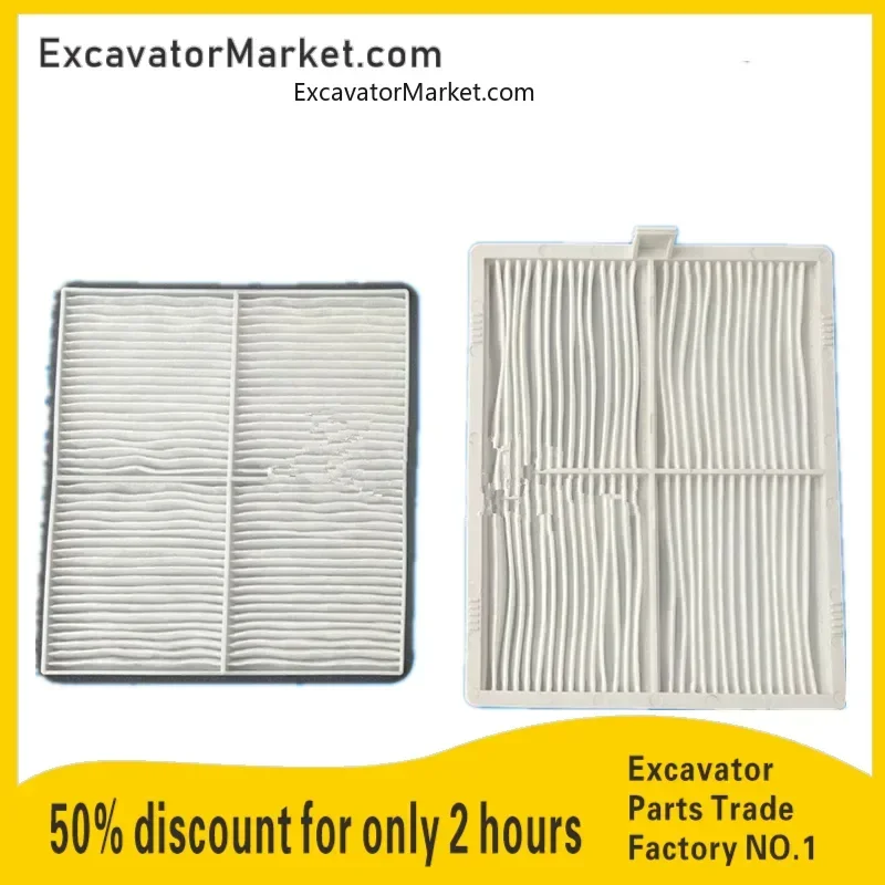 For excavator Sumitomo SH210 220 240 260 300A6 built-in external air conditioner filter filter mesh Excavator Spare