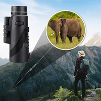 Portable Zoom HD 40x60 Telescope Folding Long Range Mini Power Telescope for Hunting Sports Outdoor Camping Trips