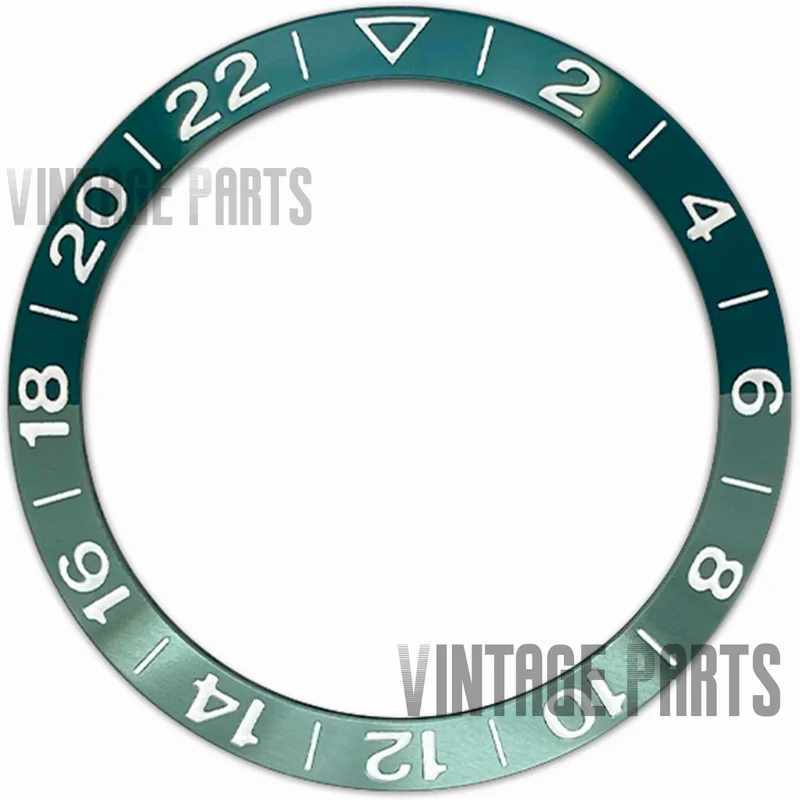 38Mm Aluminium Gmt Helling Bezel Invoegen Geschikt Voor Rolex Sub Seiko Horloge