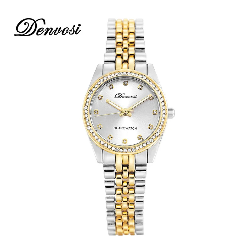 Women’s quartz watch  Fasion Elegance simple diamond wristwatch