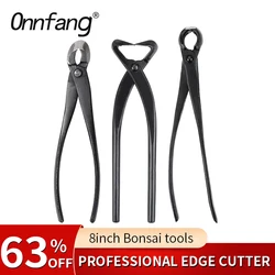 Onnfnag TOP Bonsai Cutter Concave Edge Scissors Steel Root Cutter Pruning Bonsai Tree Brunches Knots Profissional Bonsai Tools