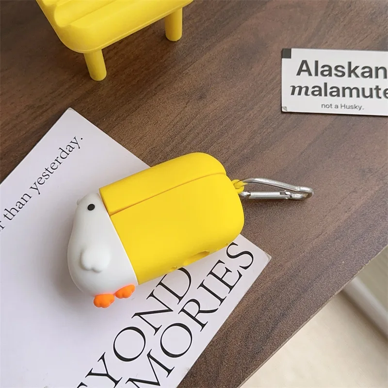 3D милая большая флейта для AirPods Pro2 Airpod Pro 1 2 3 Bluetooth наушники-вкладыши зарядная коробка защитный чехол для наушников