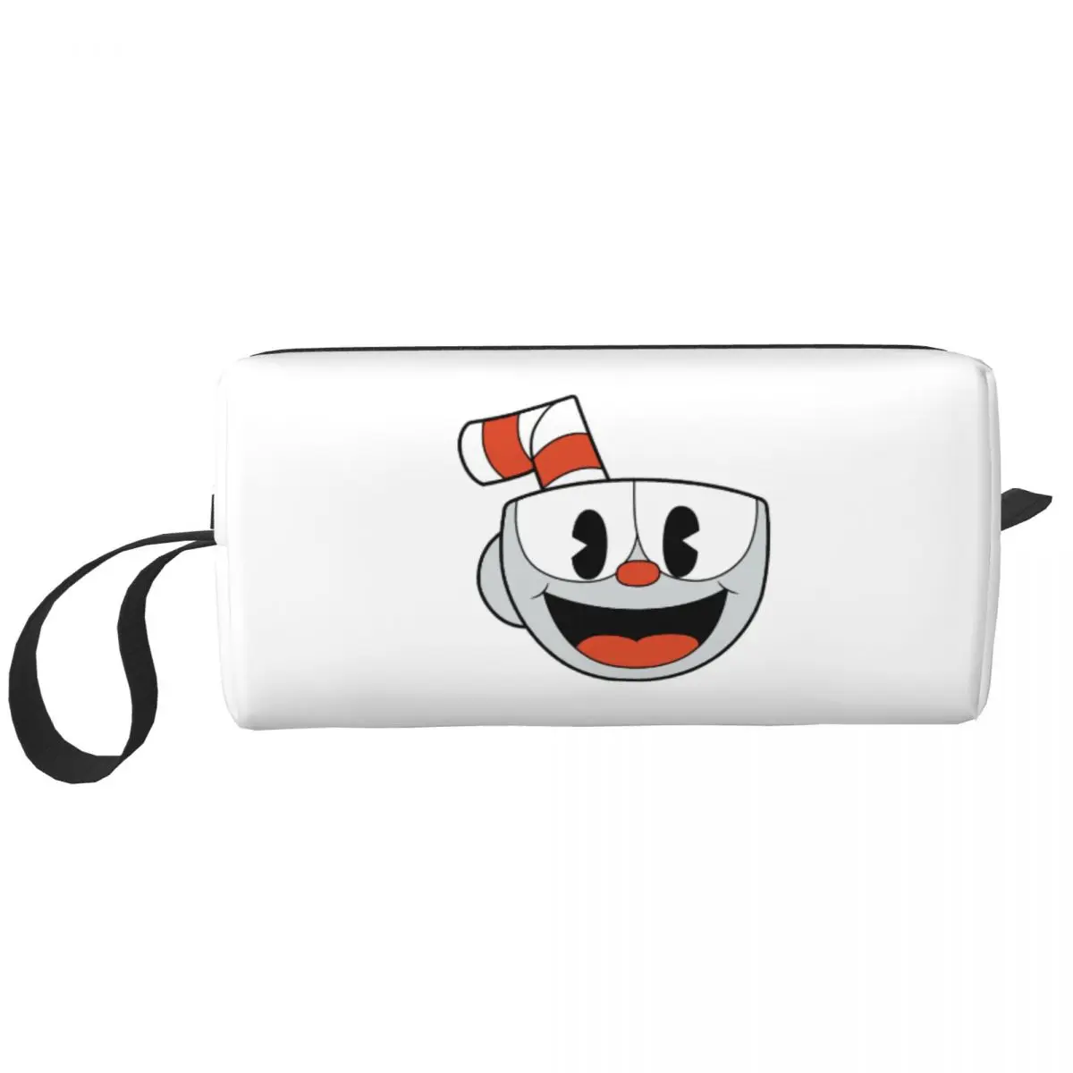 

Большая косметичка Cupshot Cuphead, сумка на молнии, дорожные косметички, портативная косметичка для женщин