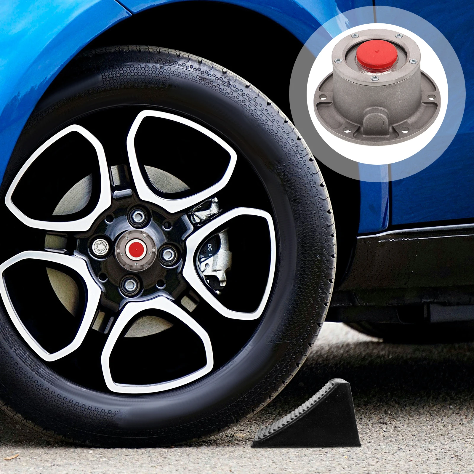

Trailer Cap Dust Cover Grease Plug Aluminum Alloy Wheel Hub Covers Sand Debris Protection Durable Semi Truck Accessories