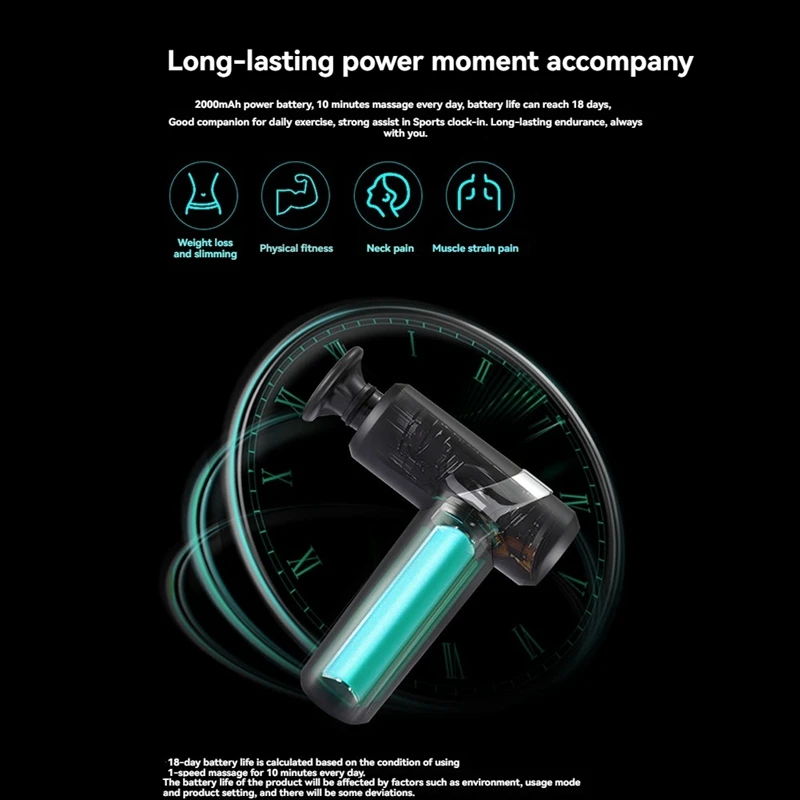 Handheld Muscle Massager With Carrying Case Hot Cold Compress Body Massager Deep Relief Muscle Relaxation Stimulator