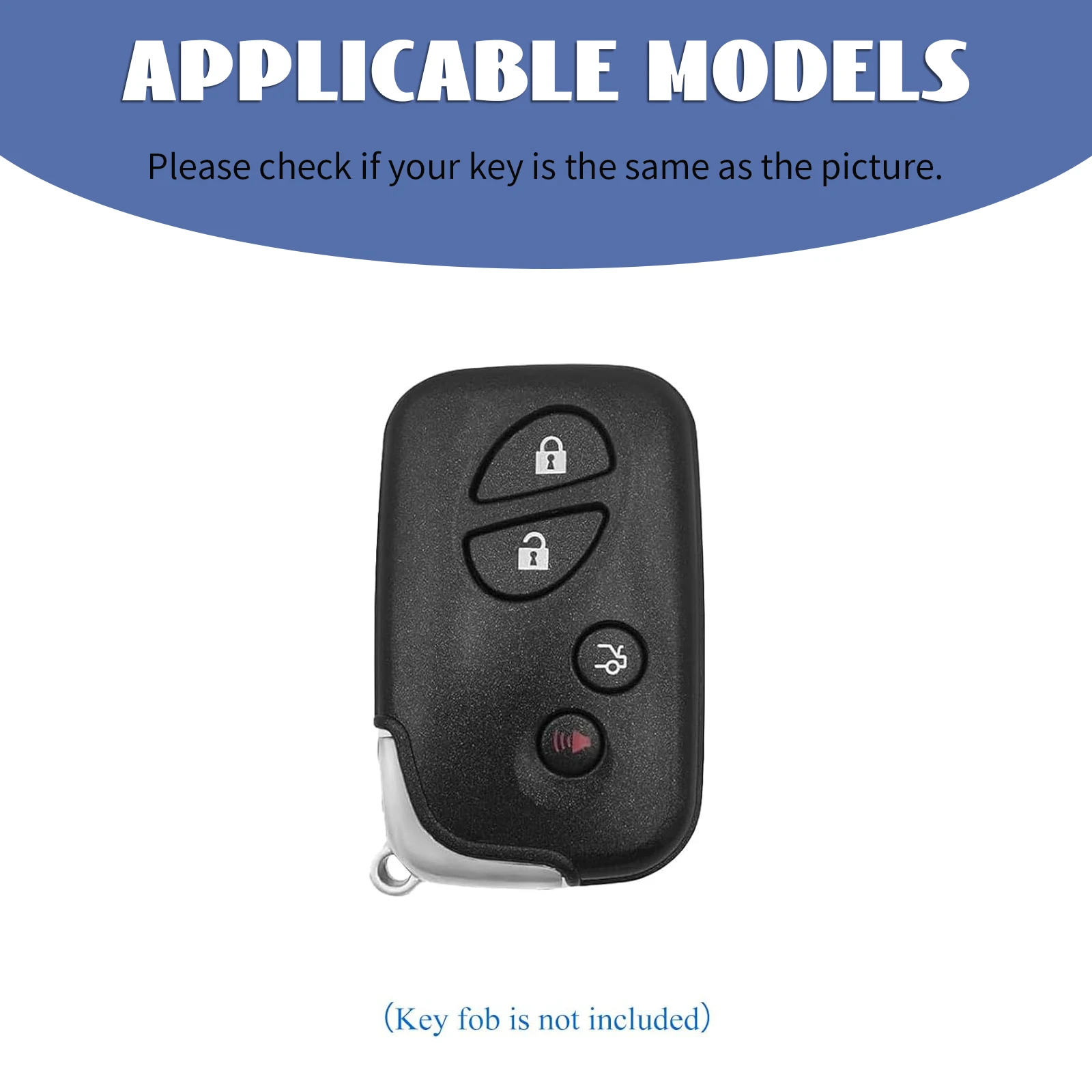 Car Keychain Key Fob Cover Case for Lexus GX460 RX350 ES350 IS250 GX460 LX570 IS350 GS430 GS300 GS450h