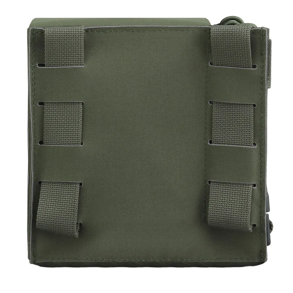OPHIDIANTAC 나일론 대형 다기능 서브 파우치 매직 테이프 몰리 스트랩 포함 MOLLE 장비용