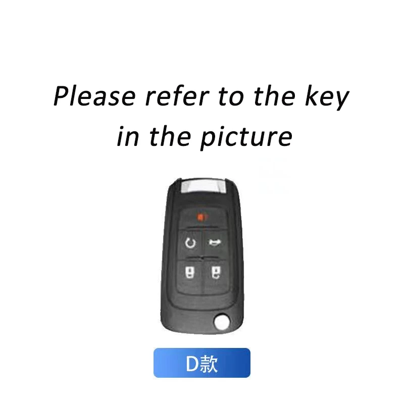 TPU Car Key Case Cover Shell for Chevrolet Chevy GMC Buick Encore Terrain Malibu Camaro Cruze Impala Equinox Volt Spark Sonic