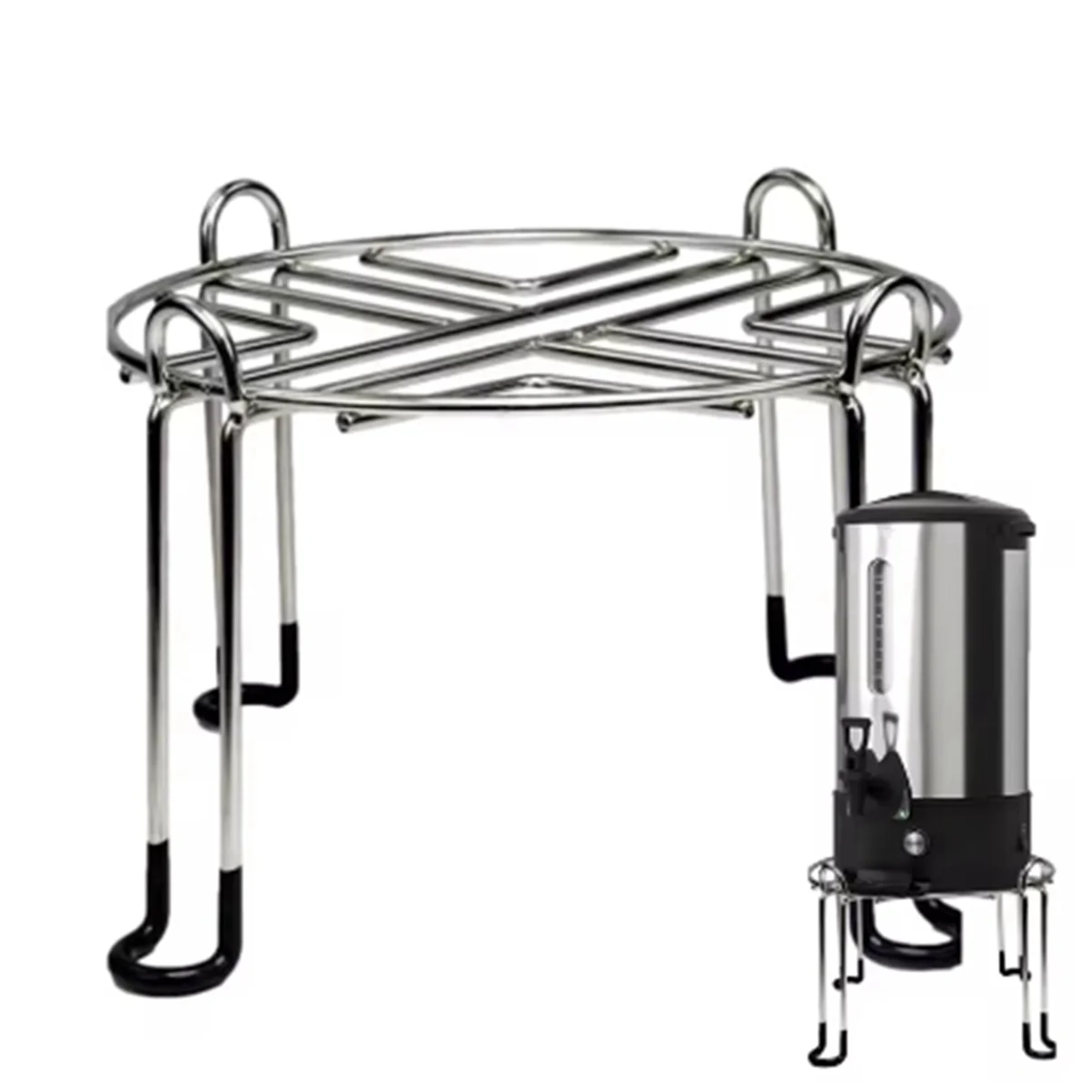 Soporte de acero inoxidable para filtro de agua, soporte alto para encimera, soporte alto para filtro de agua, soporte antideslizante de acero inoxidable A