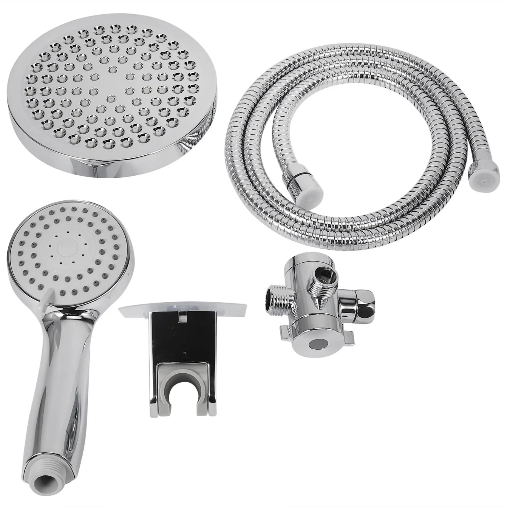 Shower Heads, High Pressure Rainfall and Handheld Shower Head Combo, 3 Mode Detachable Dual Shower Head for Bath