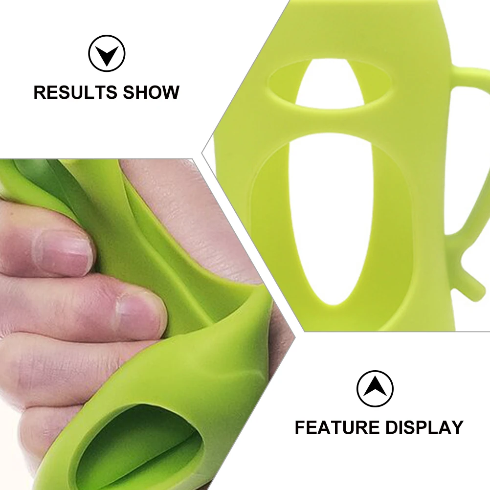 

2 Pcs Milk Bottle Silicone Cover Anti-scald Sleeve Protector Feeding Green Feeding-Bottle