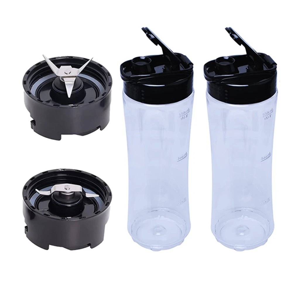 New 20OZ Blender Bottle for Oster My Blend Blender BLSTPB BLSTP2,2 Pack Blender Cup with 2 Replacement Blade Blender