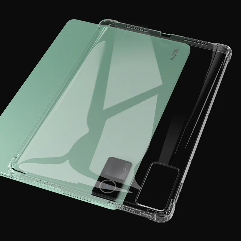 For Redmi Pad Case Transparent Air-bags Soft Silicone TPU Protection Shockproof Capa Fundas Shell For RedmiPad 10.61