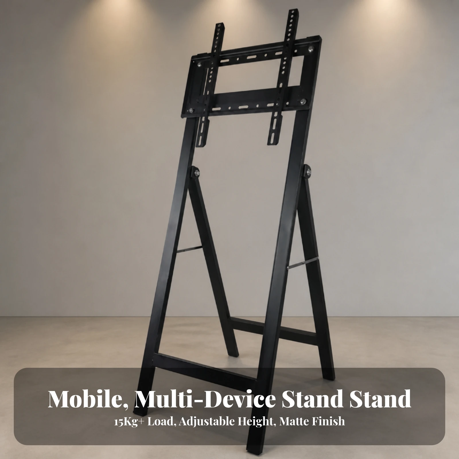 Floor TV Stand with Mount Drilling-No-Drill Freestanding TV Stand Furniture Universal Heavy Duty for Living Room, Bedroom
