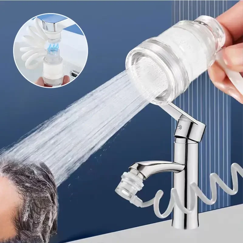 

Faucet External Shower Extender Washbasin Shower Handwashing Bathroom Shower Accessories Booster Nozzle Kit Household
