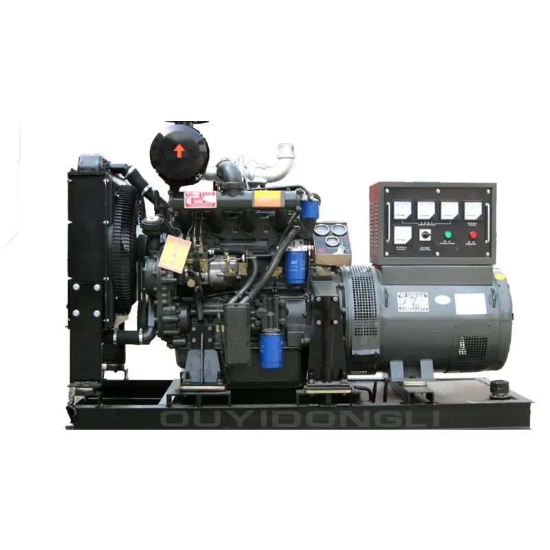 Open Type Diesel Generator Set Multi Power Custom Voltage Industrial Genset with Electric Start for Factory Use