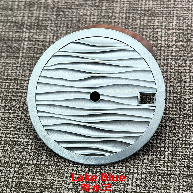 Customized NH35 2824 8215 Watch Dial Wave Patterns 28.5mm Dial Fits NH35 8215 2824 Movement Watch Refit 28.5mm Dial Parts