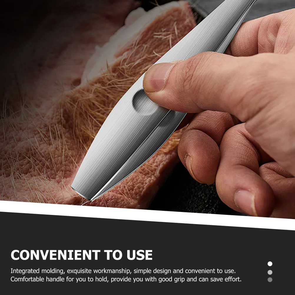 

1Pcs Stainless Steel Food Hair Tweezer Silver Precision Kitchen Tool for Fish Bone Chicken Hair Removal Manual Tweezer