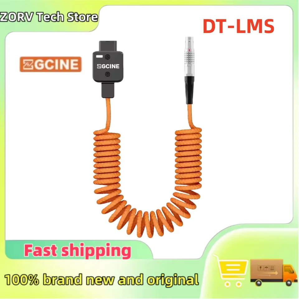 ZGCINE DTap to Straight Lemo 2Pin Male Power Cable for Select RED ARRI SONY Cameras RED Raven ARRI ALEXA Mini Sony ILME-FX3