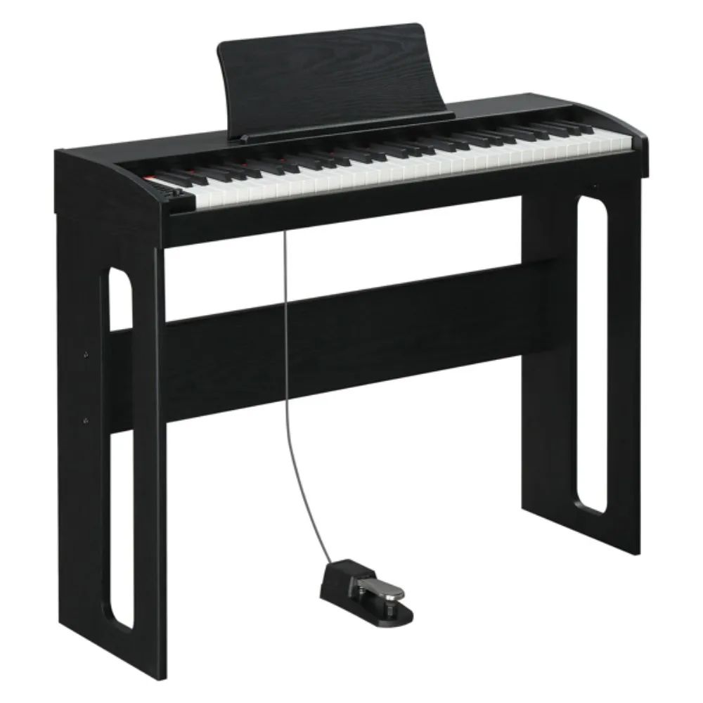 GPP-100 61 Key Piano Semi-Weighted Standard Keyboards Digital Piano with Furniture Stand MIDI Bluetooth Headphone for Piano