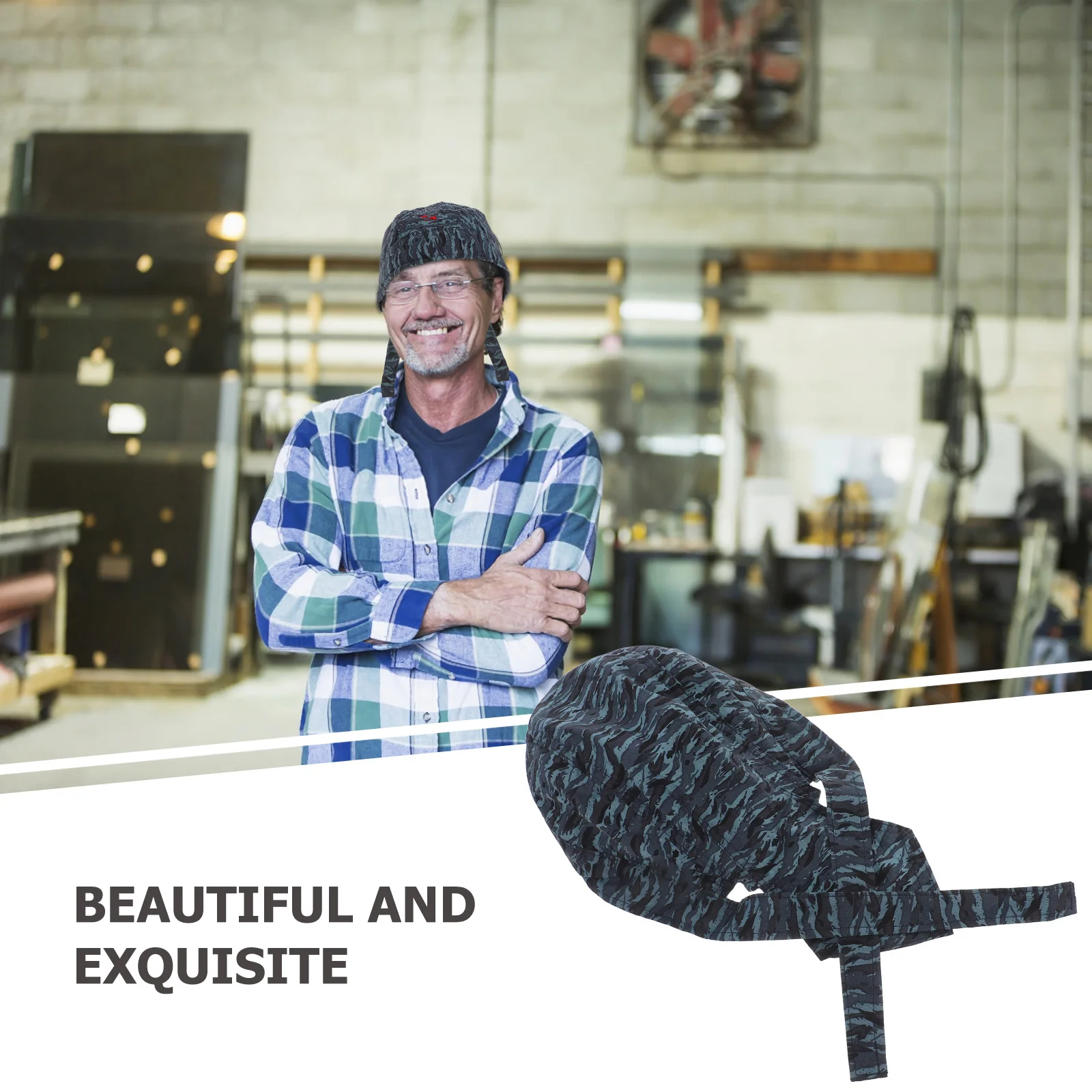 Gorro de soldadura ignífugo, gorro protector verde, equipo de lucha contra incendios, absorción del sudor, comodidad respiratoria, capucha de soldador