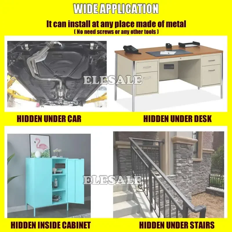 Creative Stash Key Safe Storage Box Magnetic Portable Storage Box Hidden Keys For Car Caravan Truck Home Travel Outdoor Camp