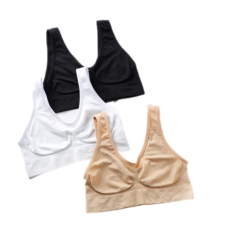 Drop shipping Vip link 3pcs/set Sexy Women Sports Seamless Bra No pad Wireless Bralette Brassiere Bra